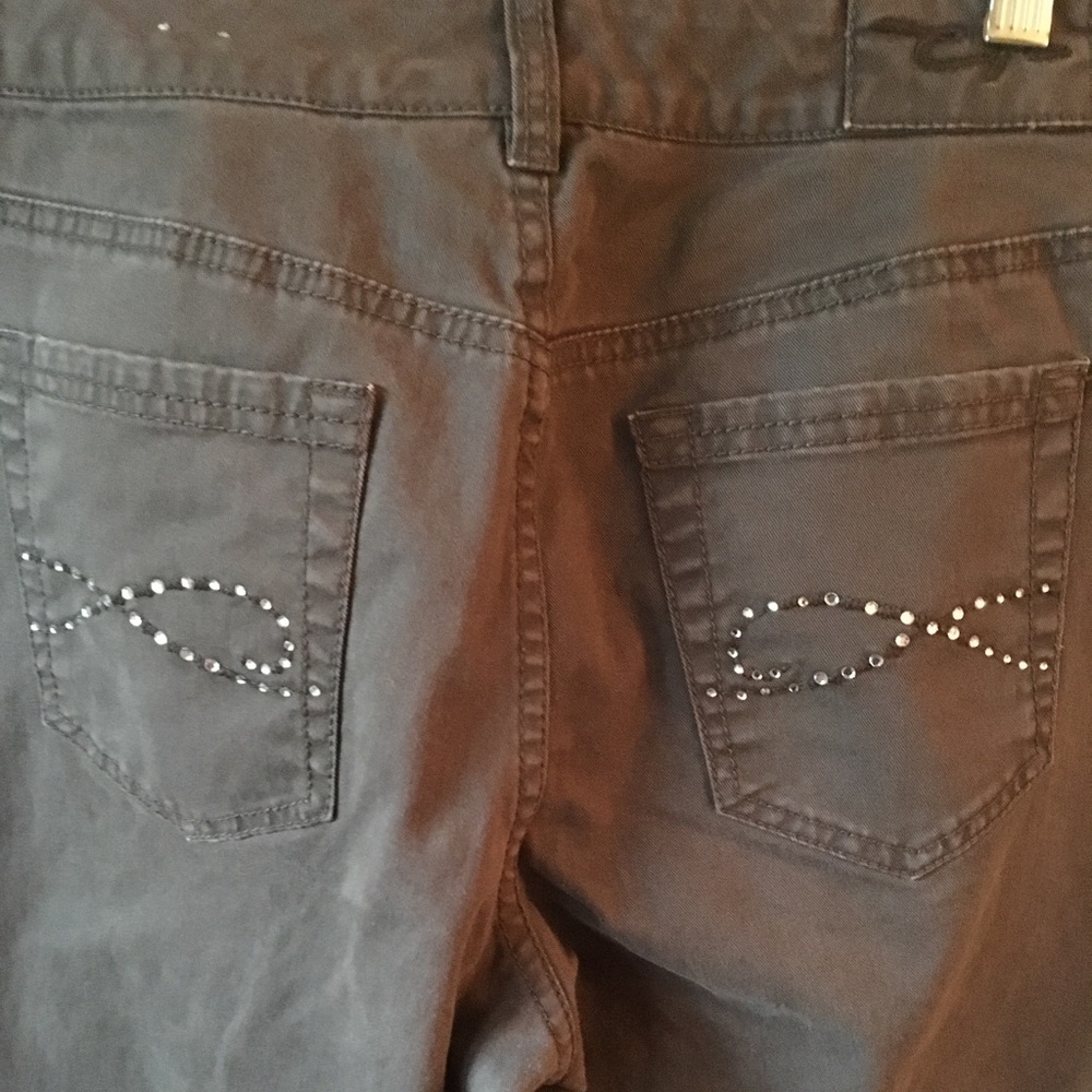 🌹3/$25🌹Chico’s Brown 5 Pocket Pants, size 0.5 - Picture 4 of 7